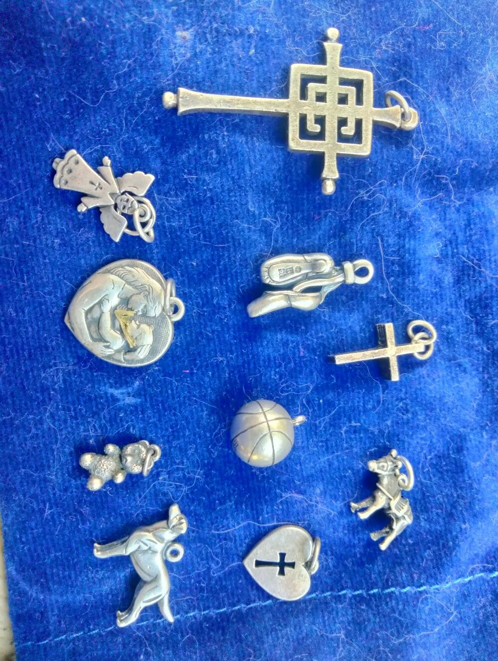 James Avery retired sterling silver lot of 8 charms